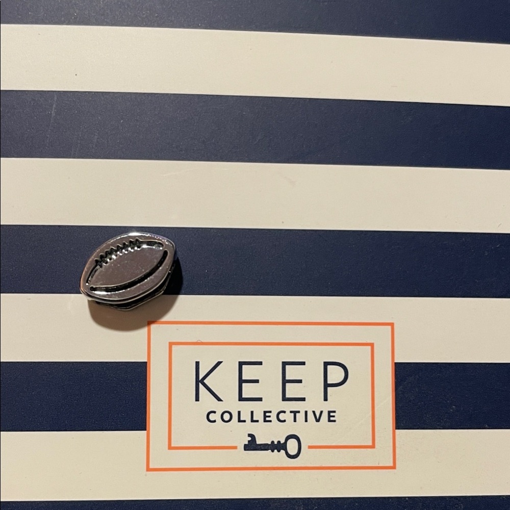 KEEP Collective Silver Football Charm